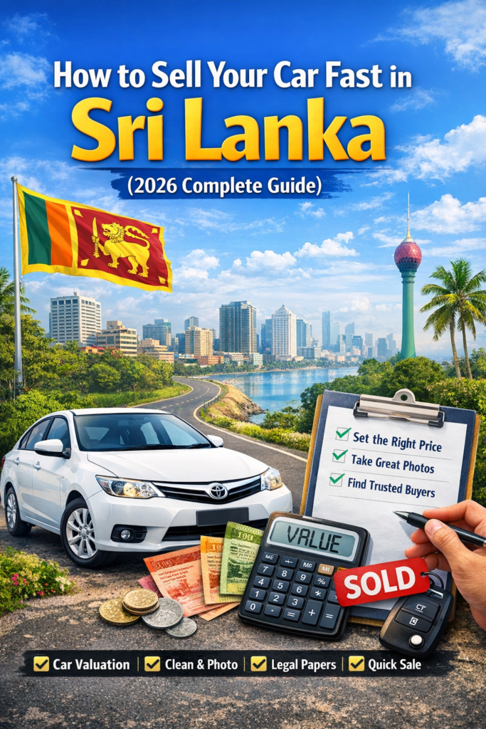 How to Sell Your Car Fast in Sri Lanka (2026 Complete Guide)